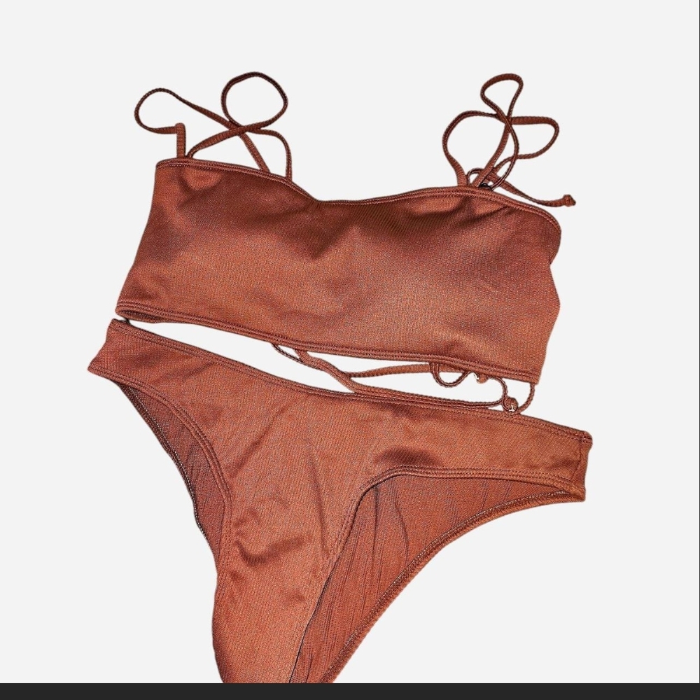 Zaful Brown Bikini Set